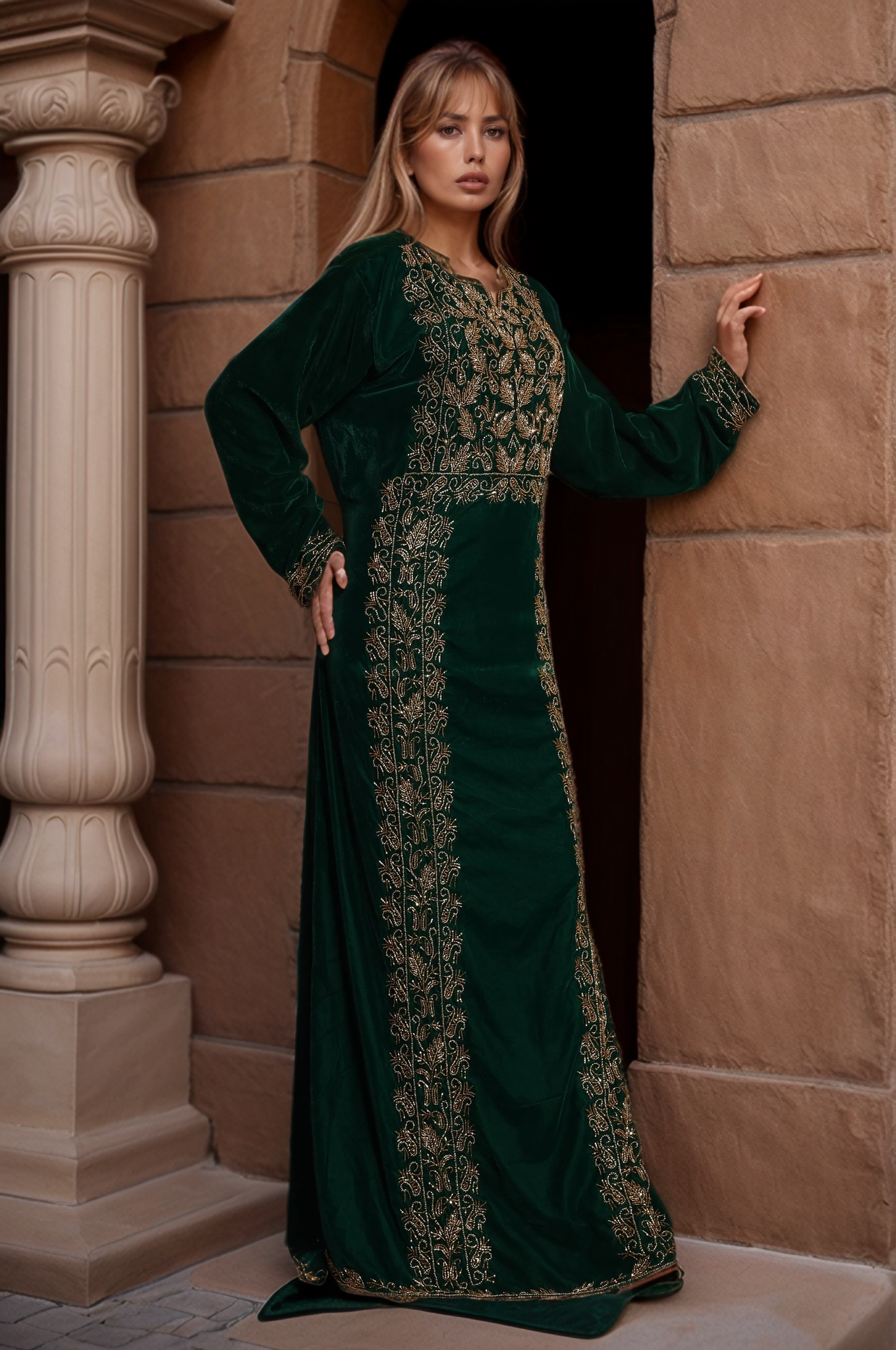 Emerald Elegance Thobe