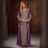 Moroccan Elegance Purple Kaftan