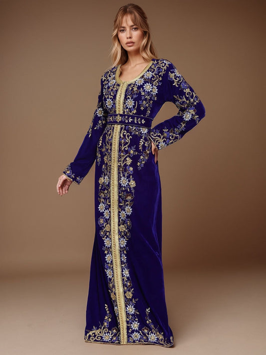 Royal Purple Moroccan Kaftan