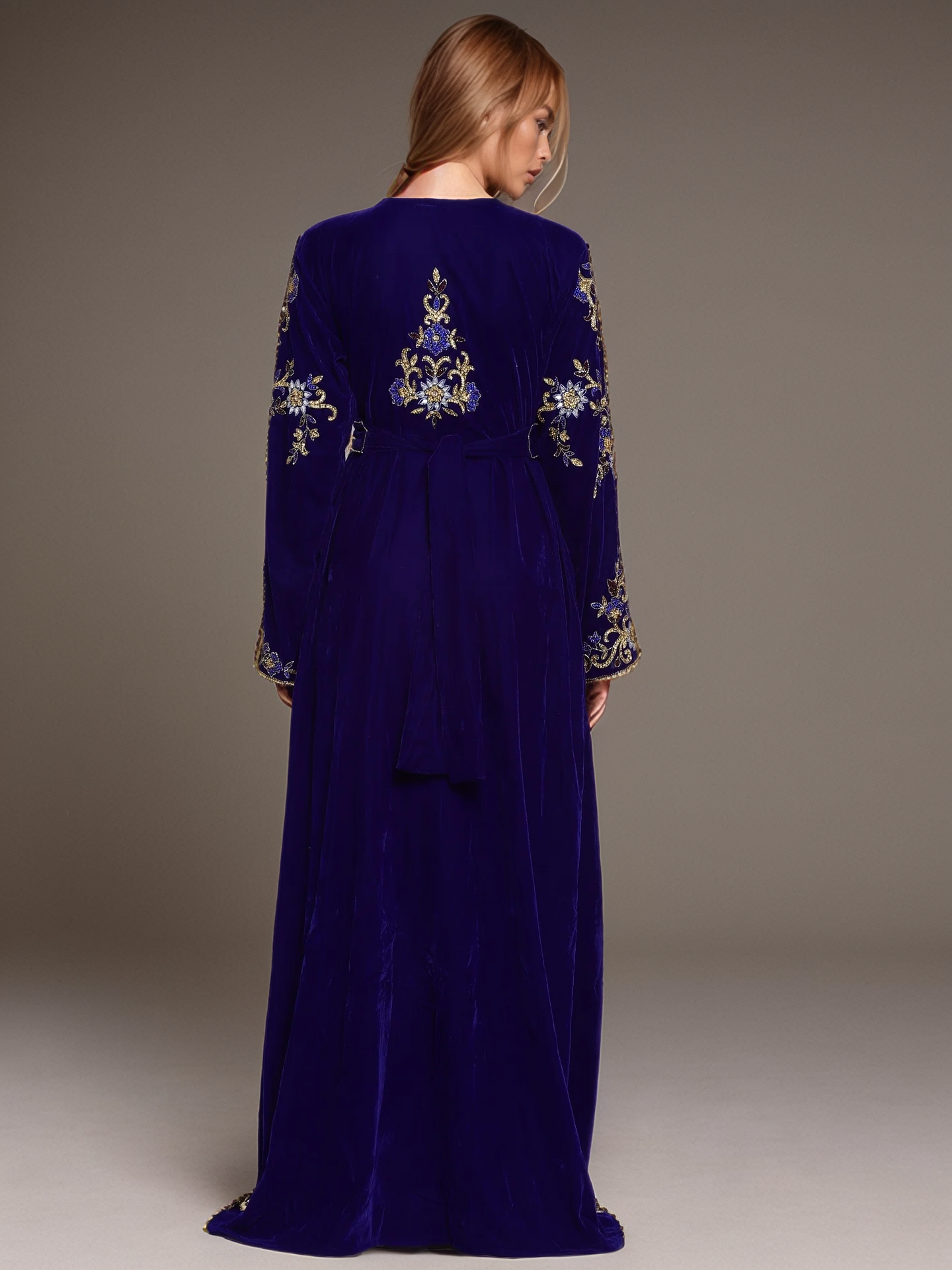 Royal Purple Moroccan Kaftan